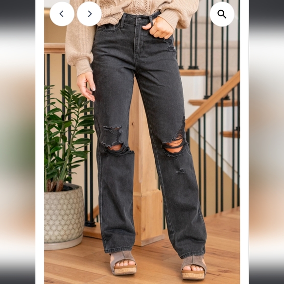 Judy Blue  High Rise 90s Straight jeans - Picture 2 of 12